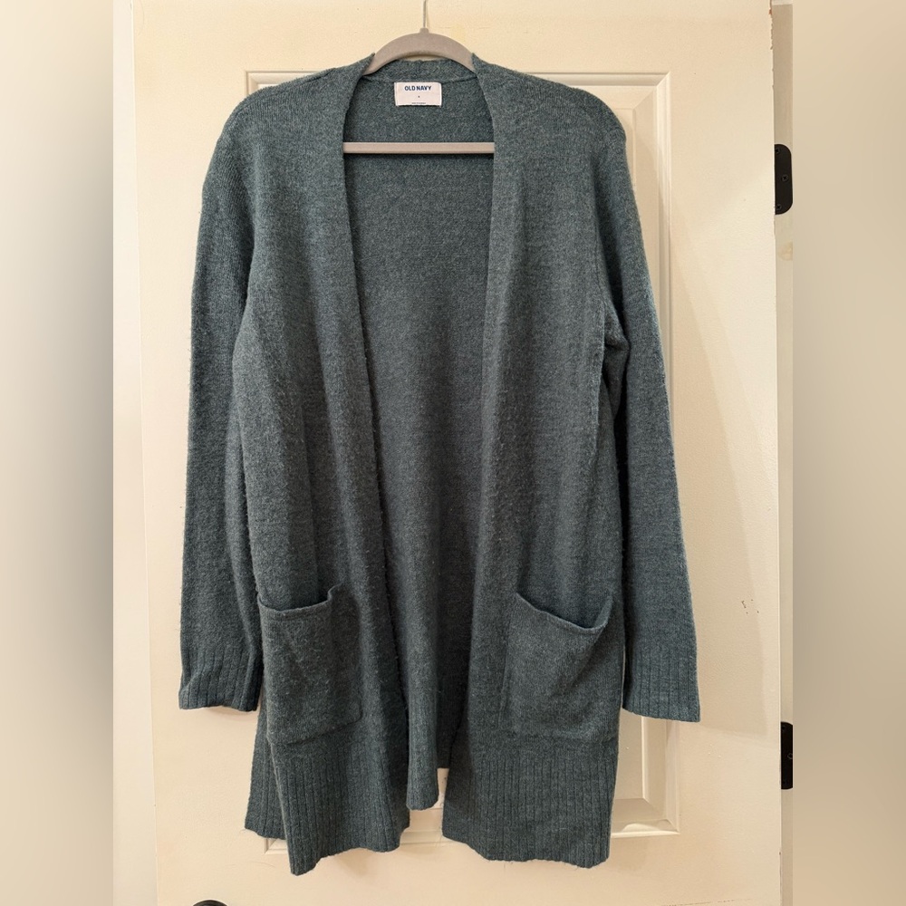 Old Navy Blue Open-Front Cardigan